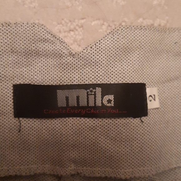 Grey Mila Paperbag Womens Shorts - Picture 5 of 5